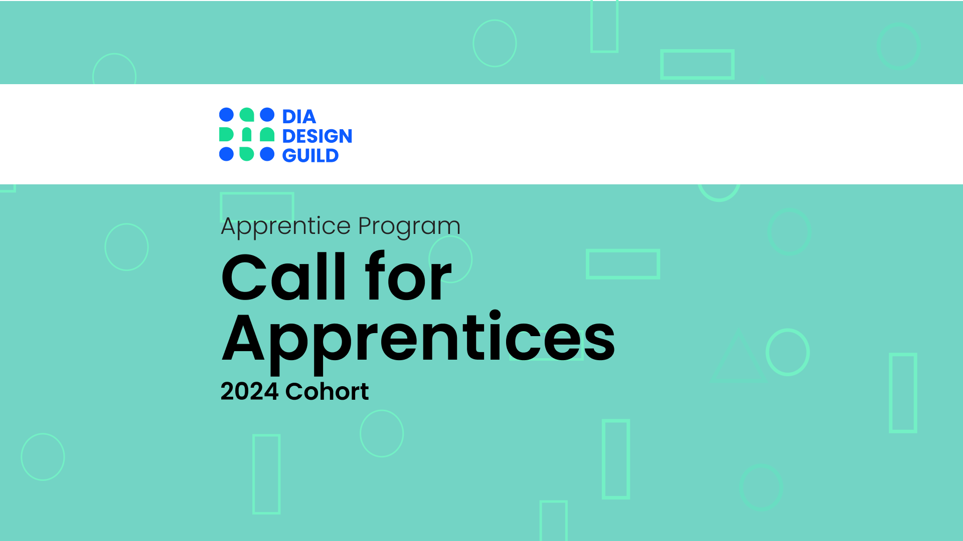 2024 Cohort Application for Apprentice Program now open
