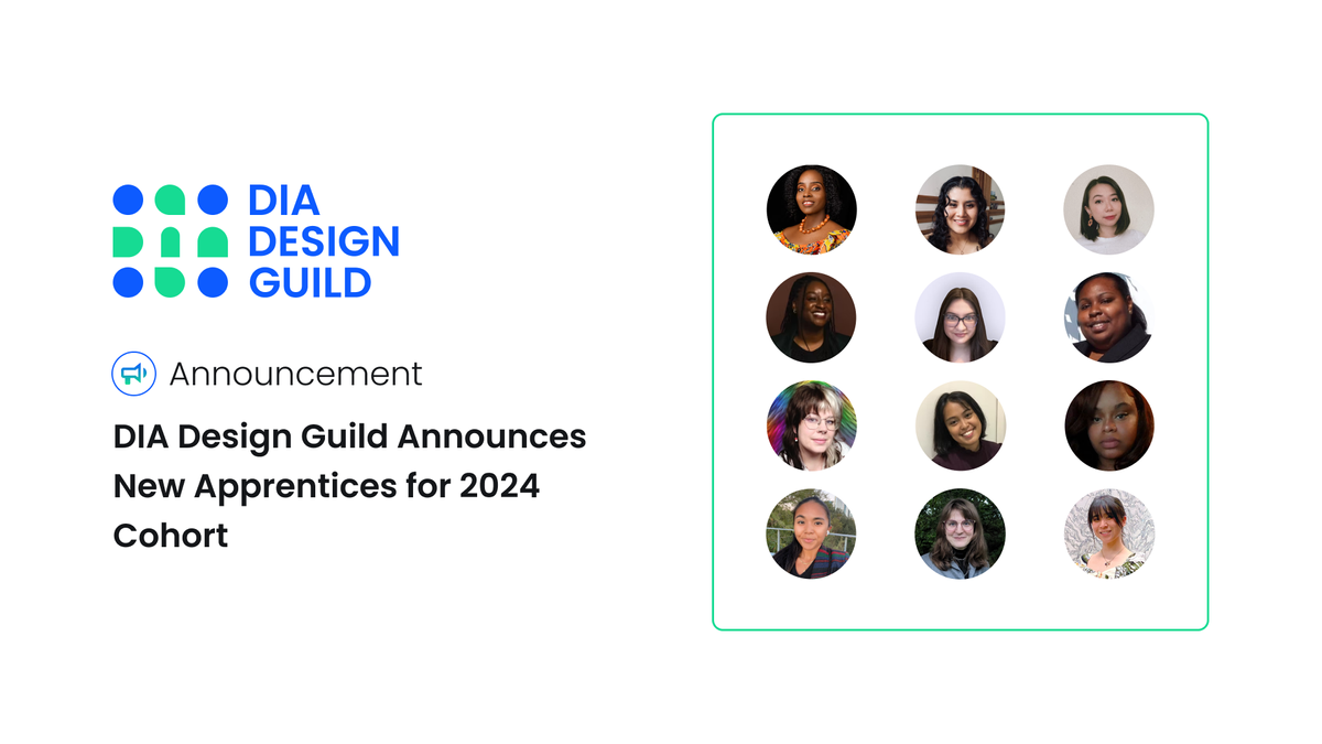 DIA Design Guild Announces New Apprentices for 2024 Cohort