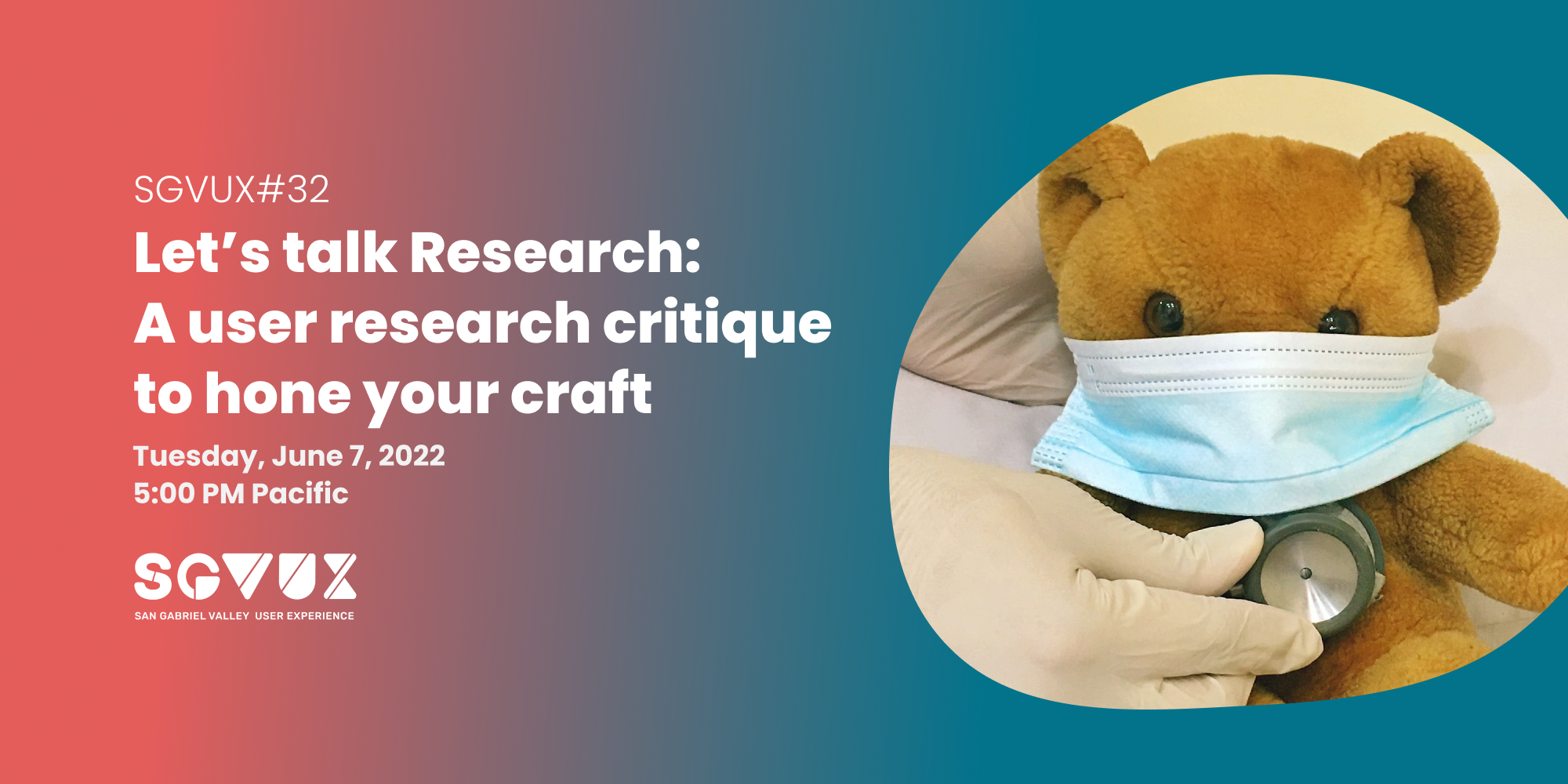 A stuffed animal receives care from a healthcare provider as a metaphor for diagnosing one's skills at their craft.